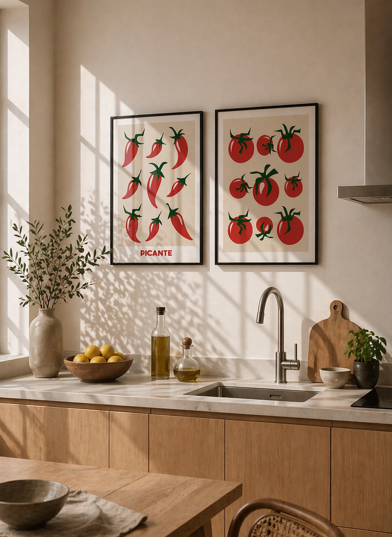 Liv Corday Wandbild SCHARF mit Rahmen: SCHWARZ