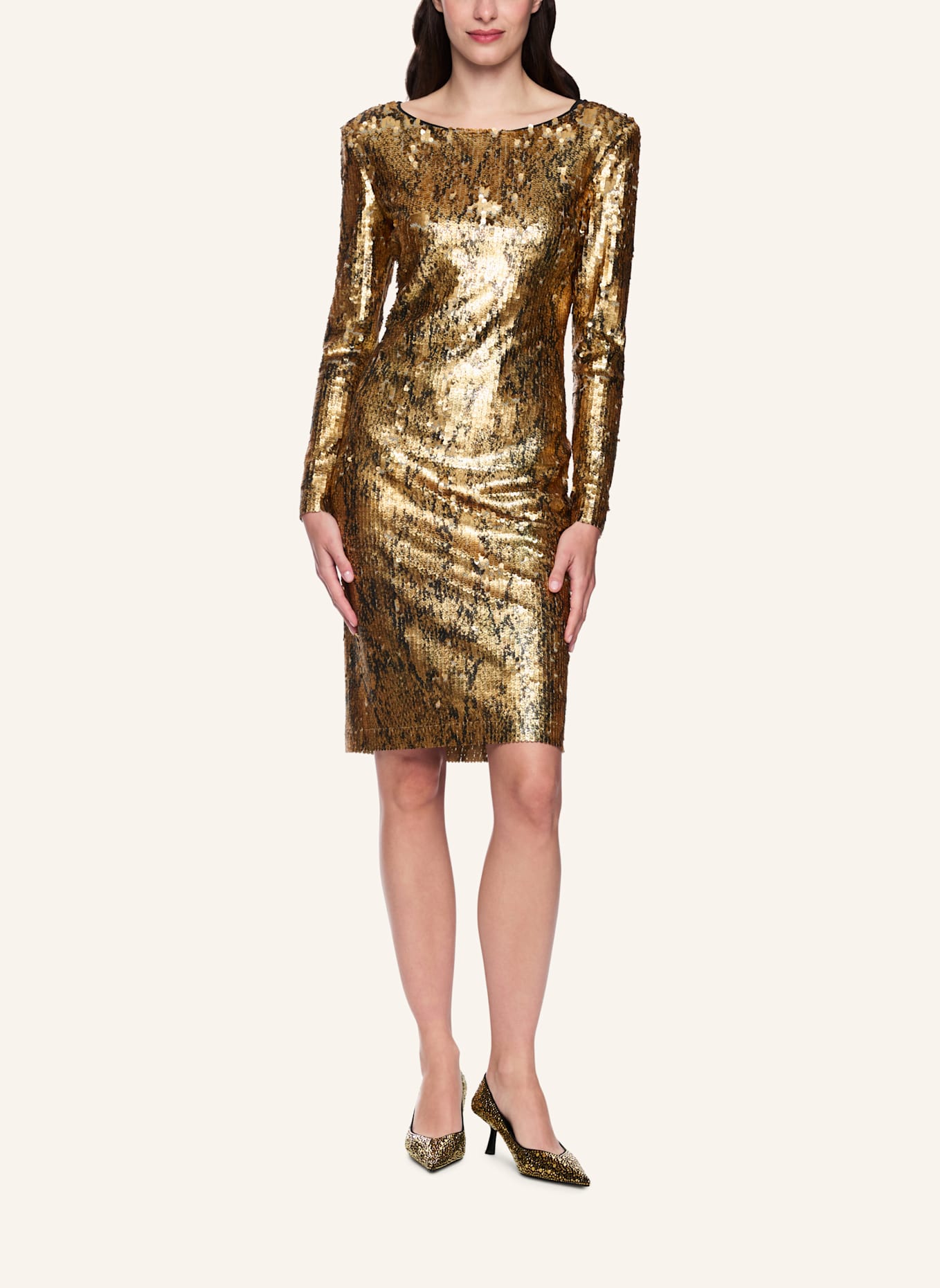 MARC CAIN Kleid: GOLD