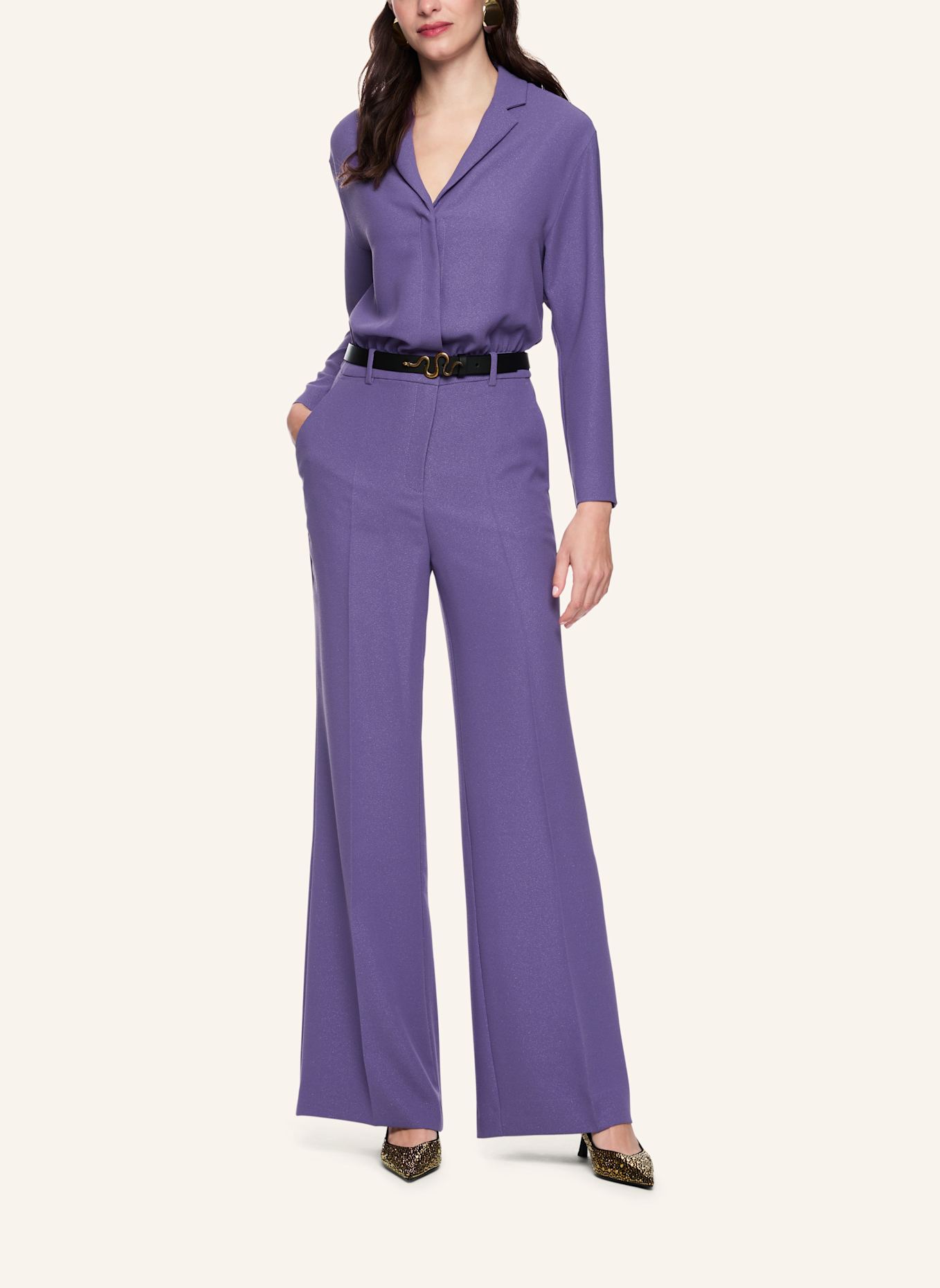 MARC CAIN Overall: DUNKELLILA