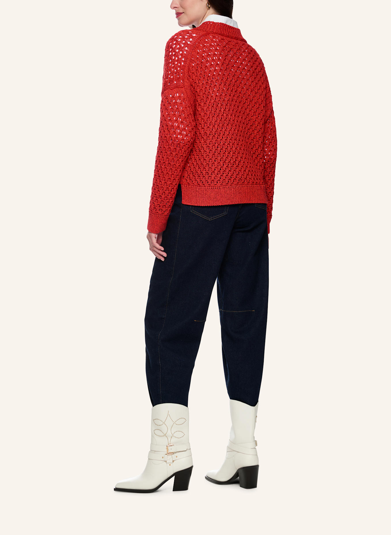 MARC CAIN Cardigan: ROT