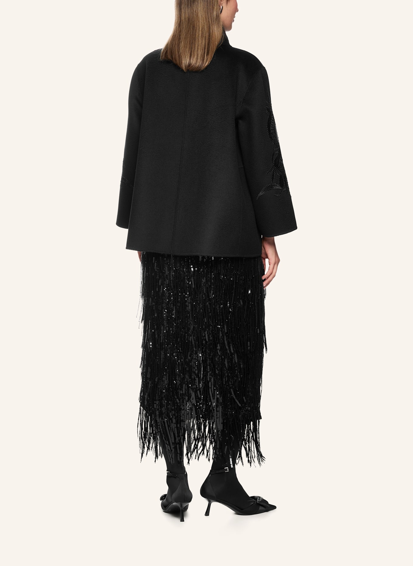 MARC CAIN Outdoor-Jacke: SCHWARZ