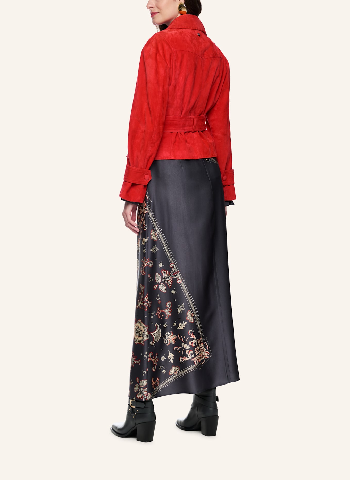 MARC CAIN Lederjacke: ROT