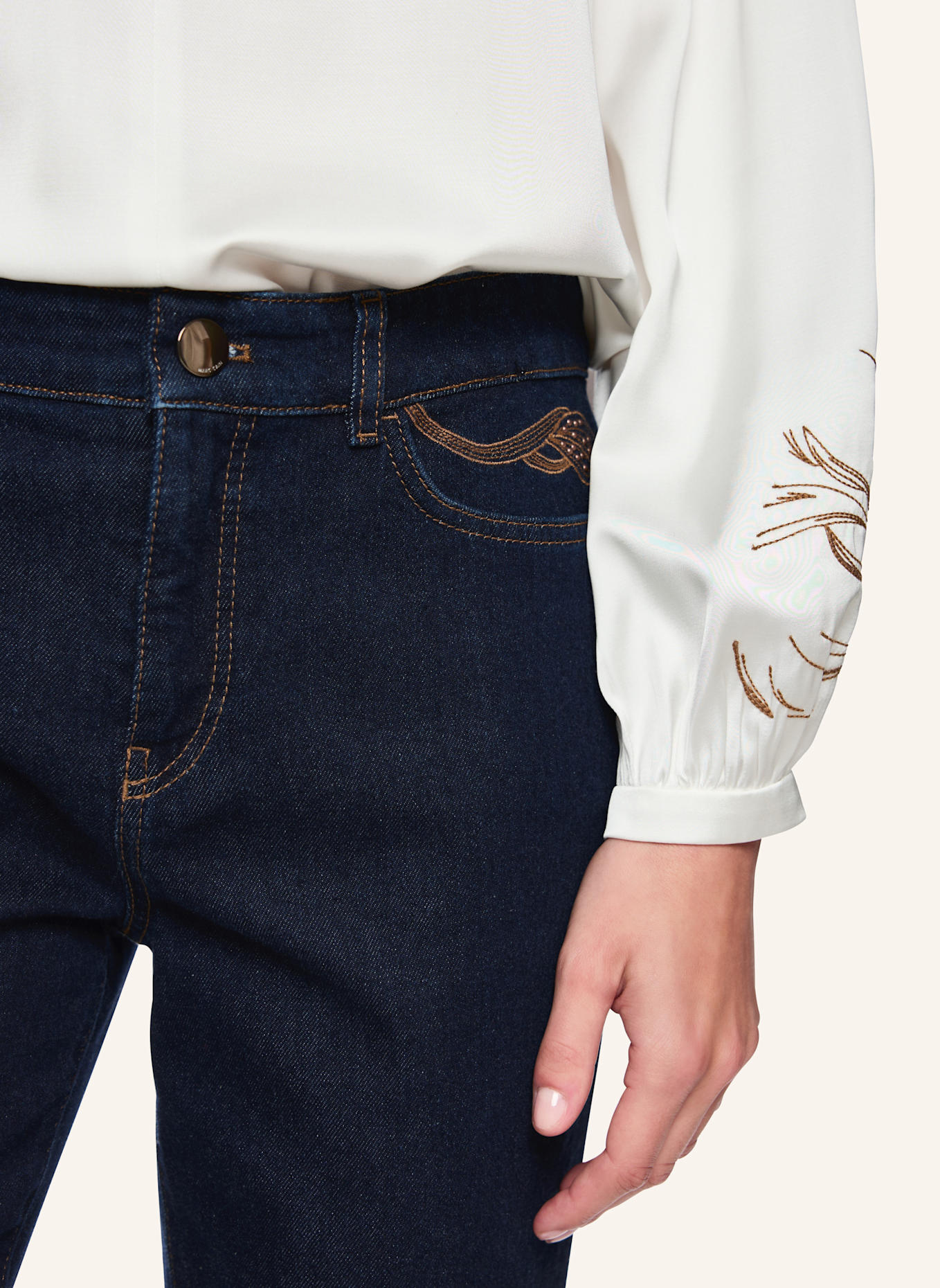 MARC CAIN Jeans RIAD: DUNKELBLAU