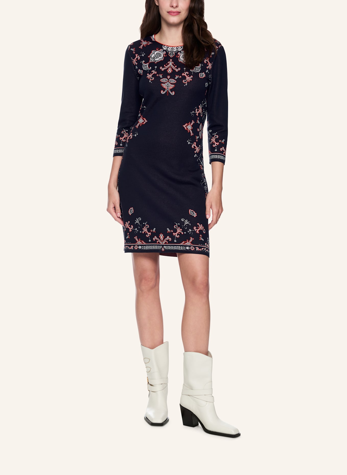 MARC CAIN Kleid: DUNKELBLAU