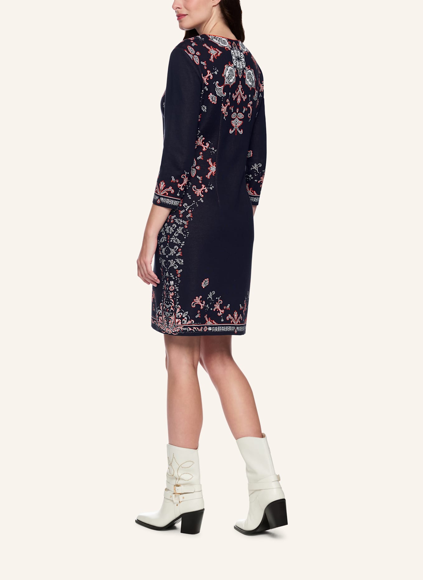 MARC CAIN Kleid: DUNKELBLAU