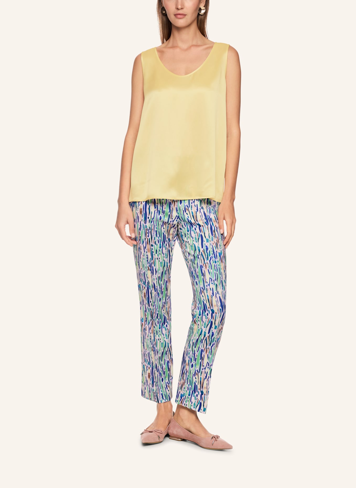 MARC CAIN Seidentop: CREME