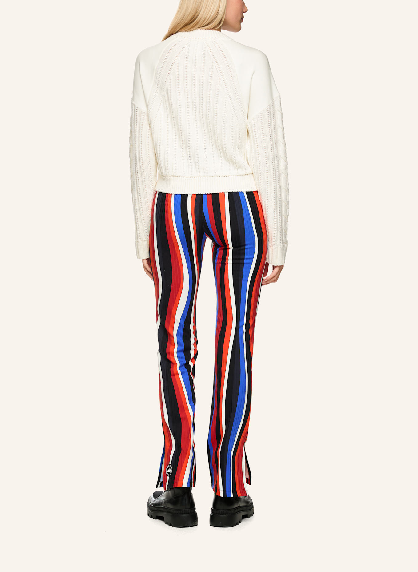 MARC CAIN Pullover: WEISS/ CREME