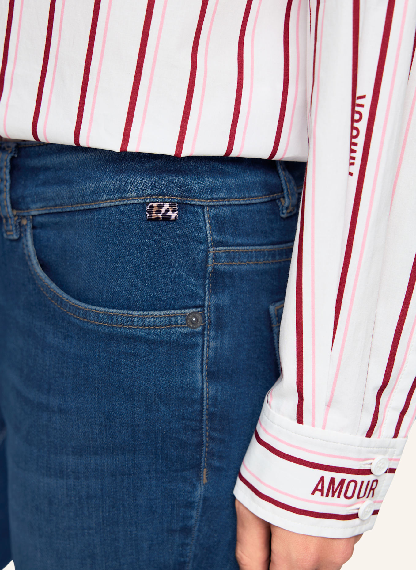 MARC CAIN Jeans SILVI: BLAU