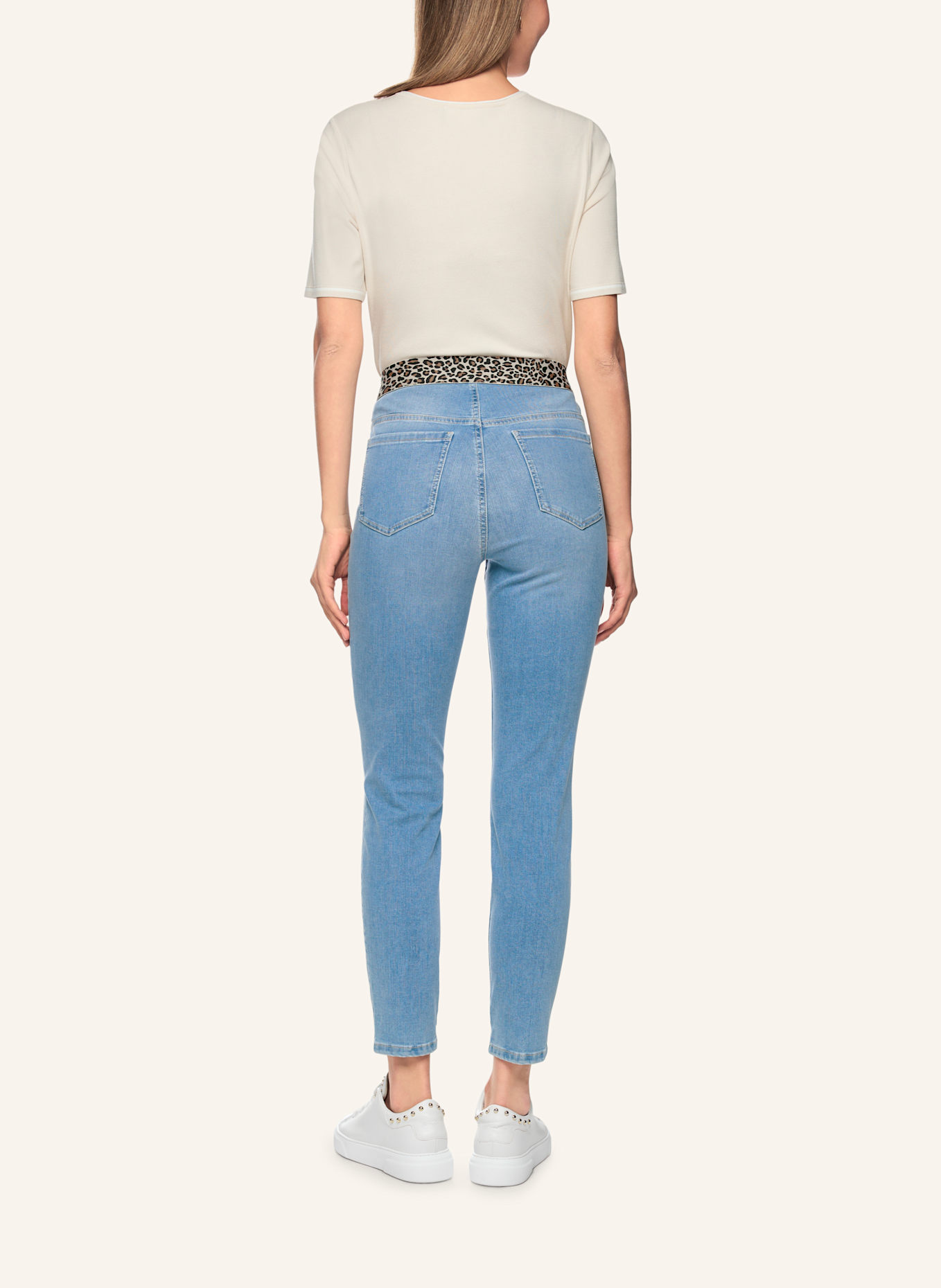 MARC CAIN Jeans SOFIA: DUNKELBLAU/ BLAU