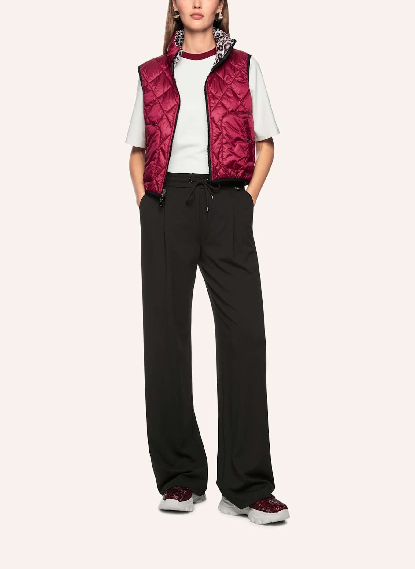 MARC CAIN Hose WEDI: SCHWARZ