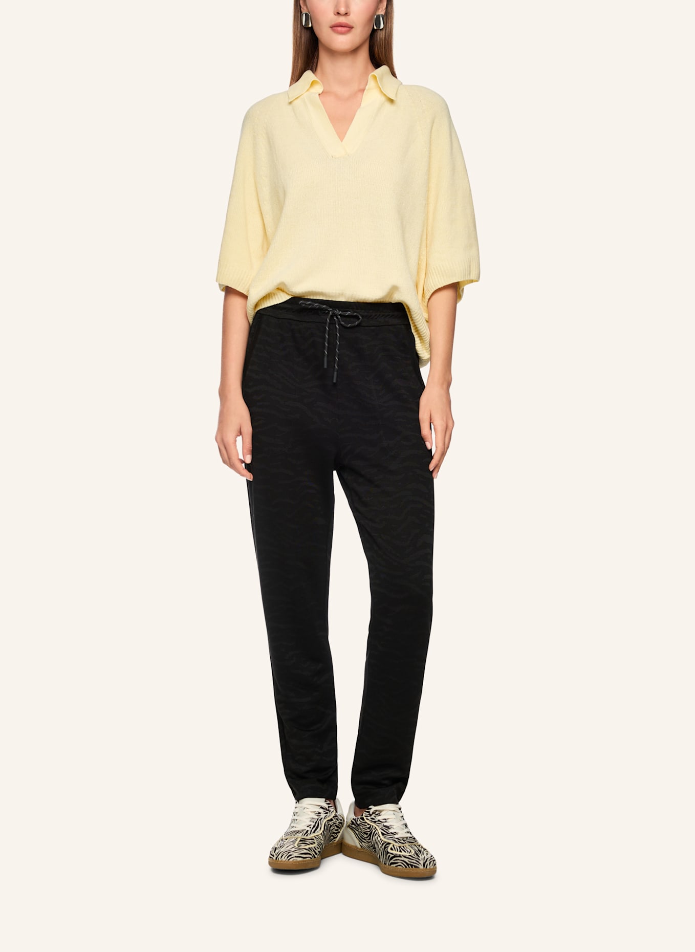 MARC CAIN Hose RHODOS: SCHWARZ