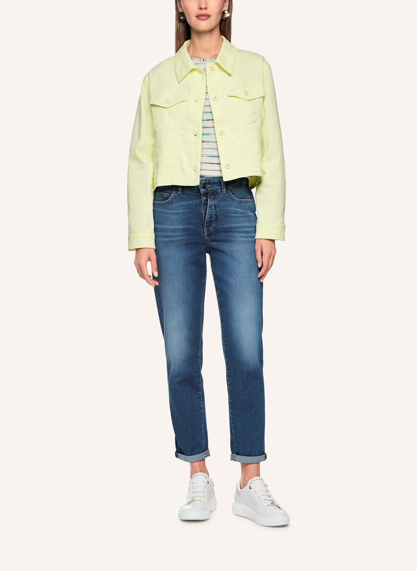 MARC CAIN Jeans RIAD: DUNKELBLAU/ BLAU
