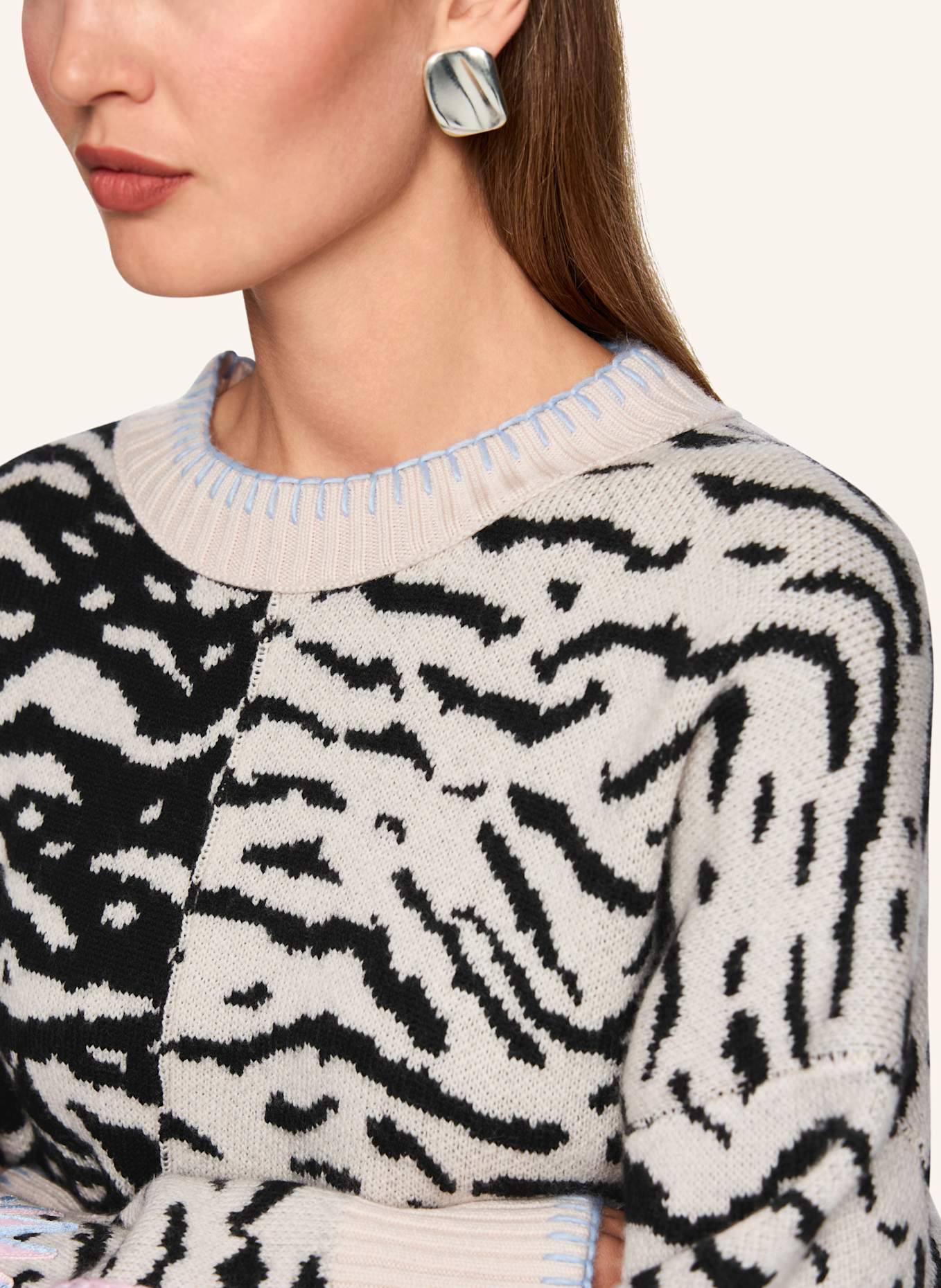 MARC CAIN Pullover: BEIGE