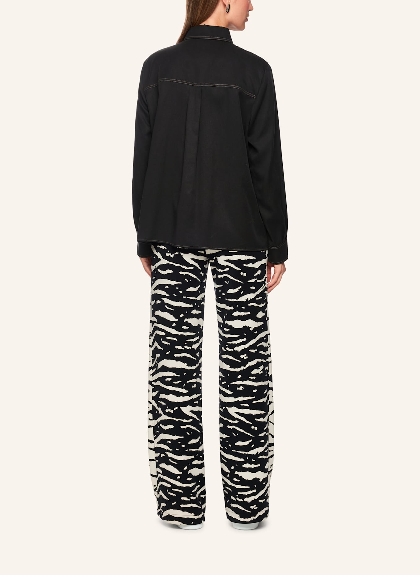 MARC CAIN Bluse: SCHWARZ