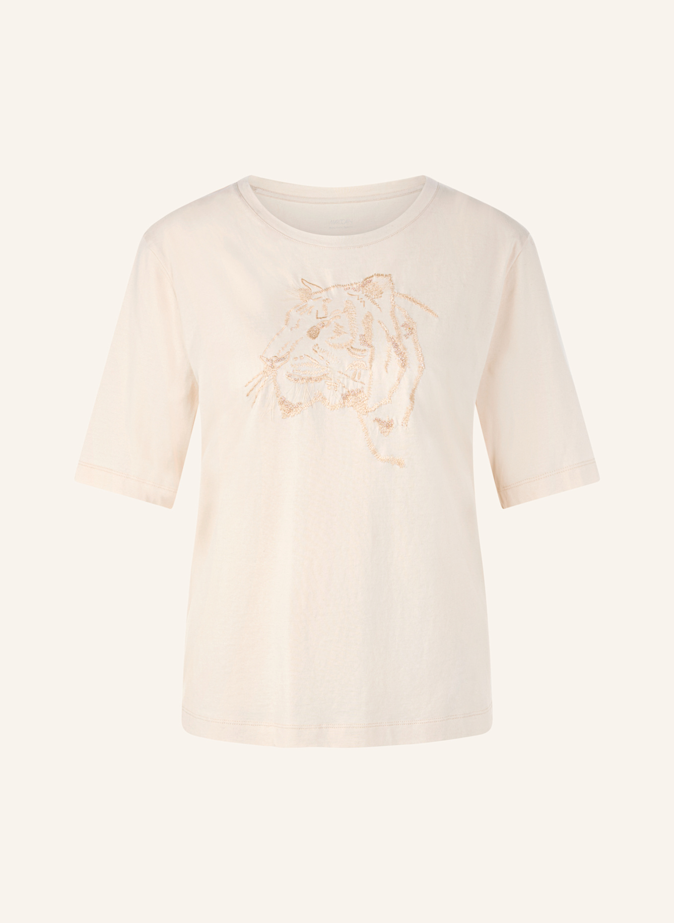 MARC CAIN T-Shirt: BEIGE