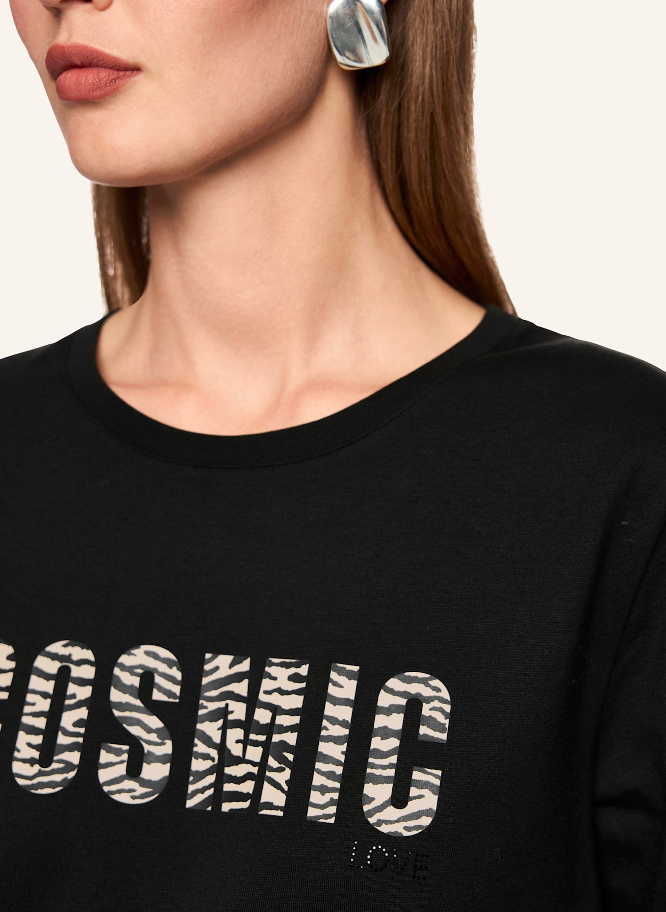 MARC CAIN T-Shirt: SCHWARZ