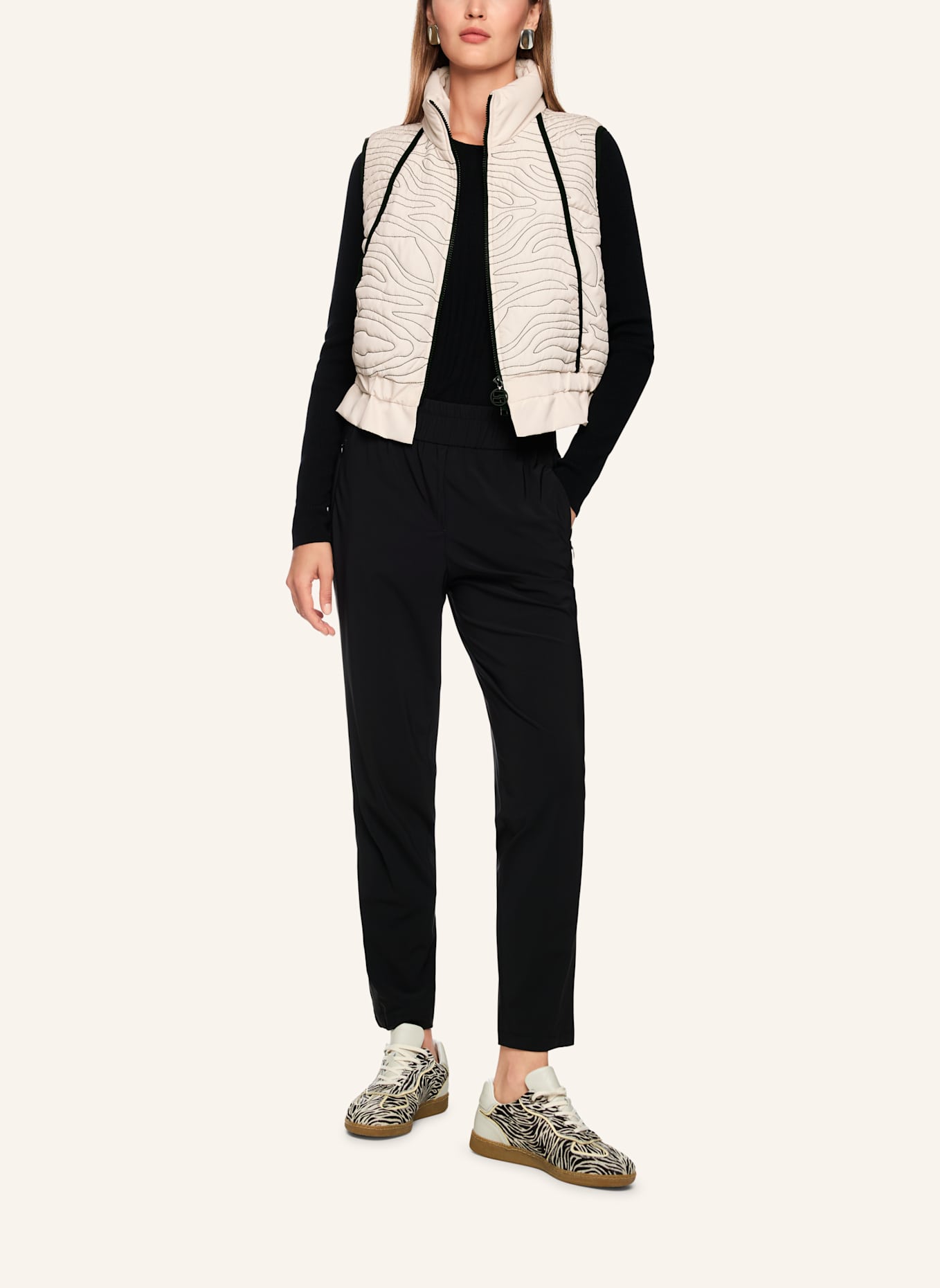 MARC CAIN Weste: BEIGE