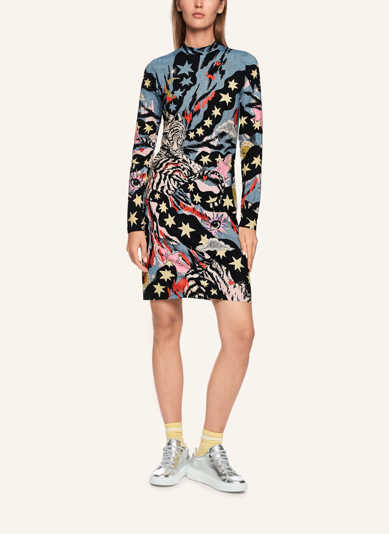 MARC CAIN Kleid: SCHWARZ