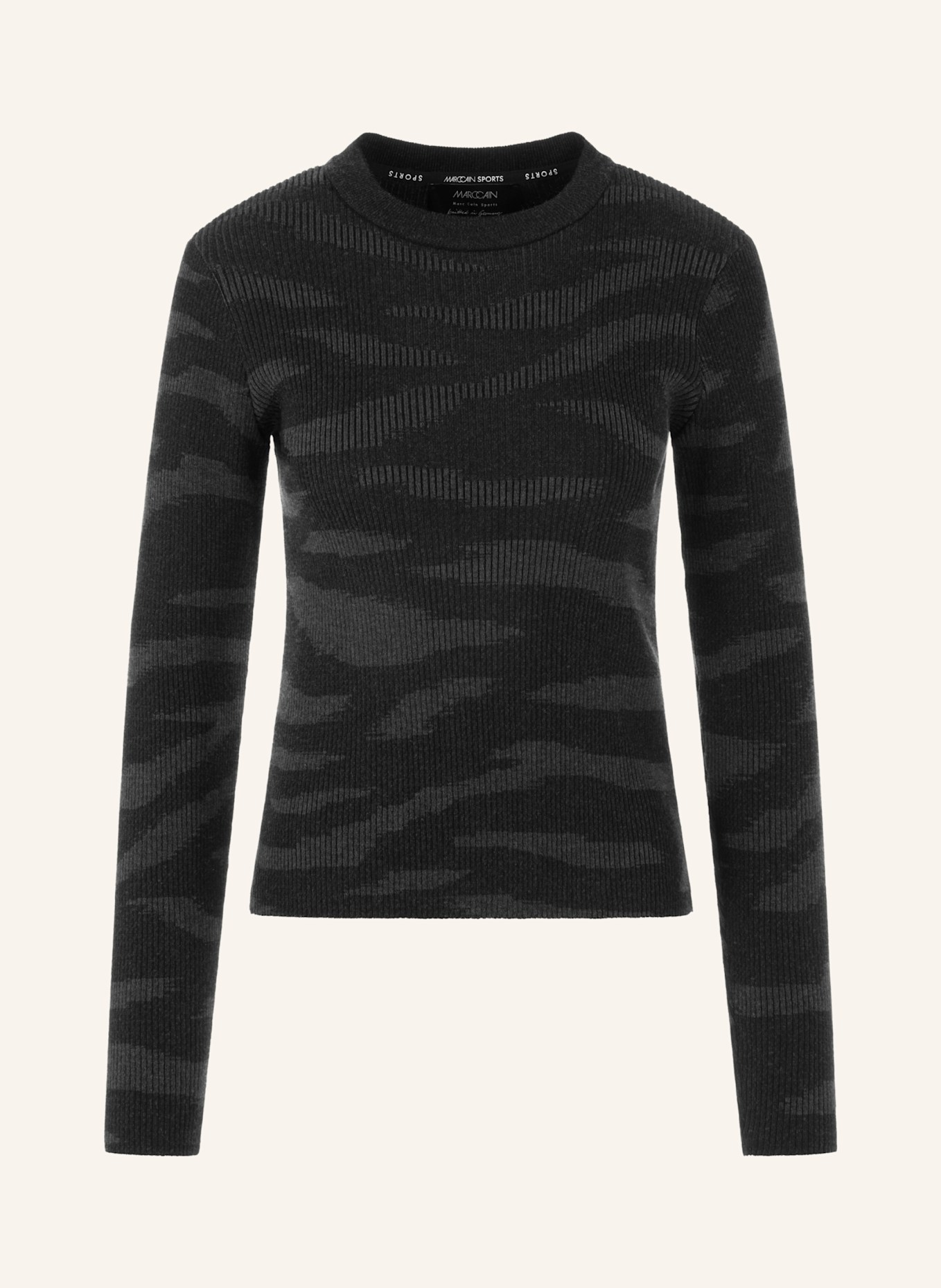 MARC CAIN Pullover: SCHWARZ