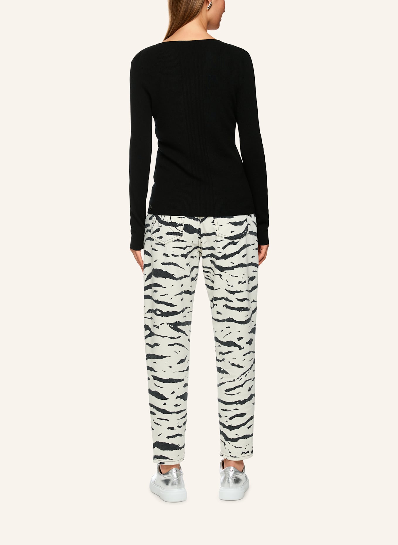 MARC CAIN Pullover: SCHWARZ