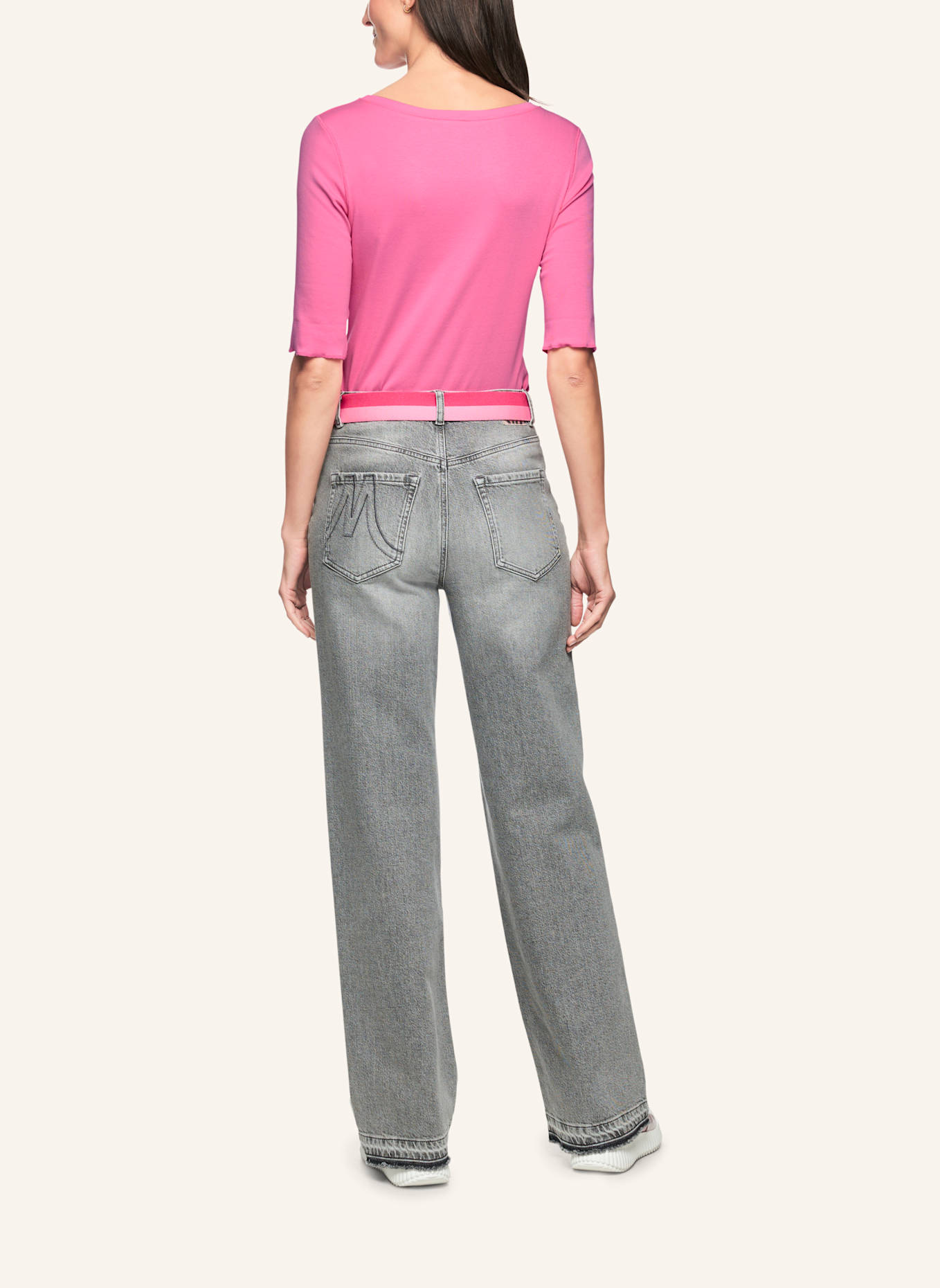 MARC CAIN Shirt mit 3/4-Arm: PINK