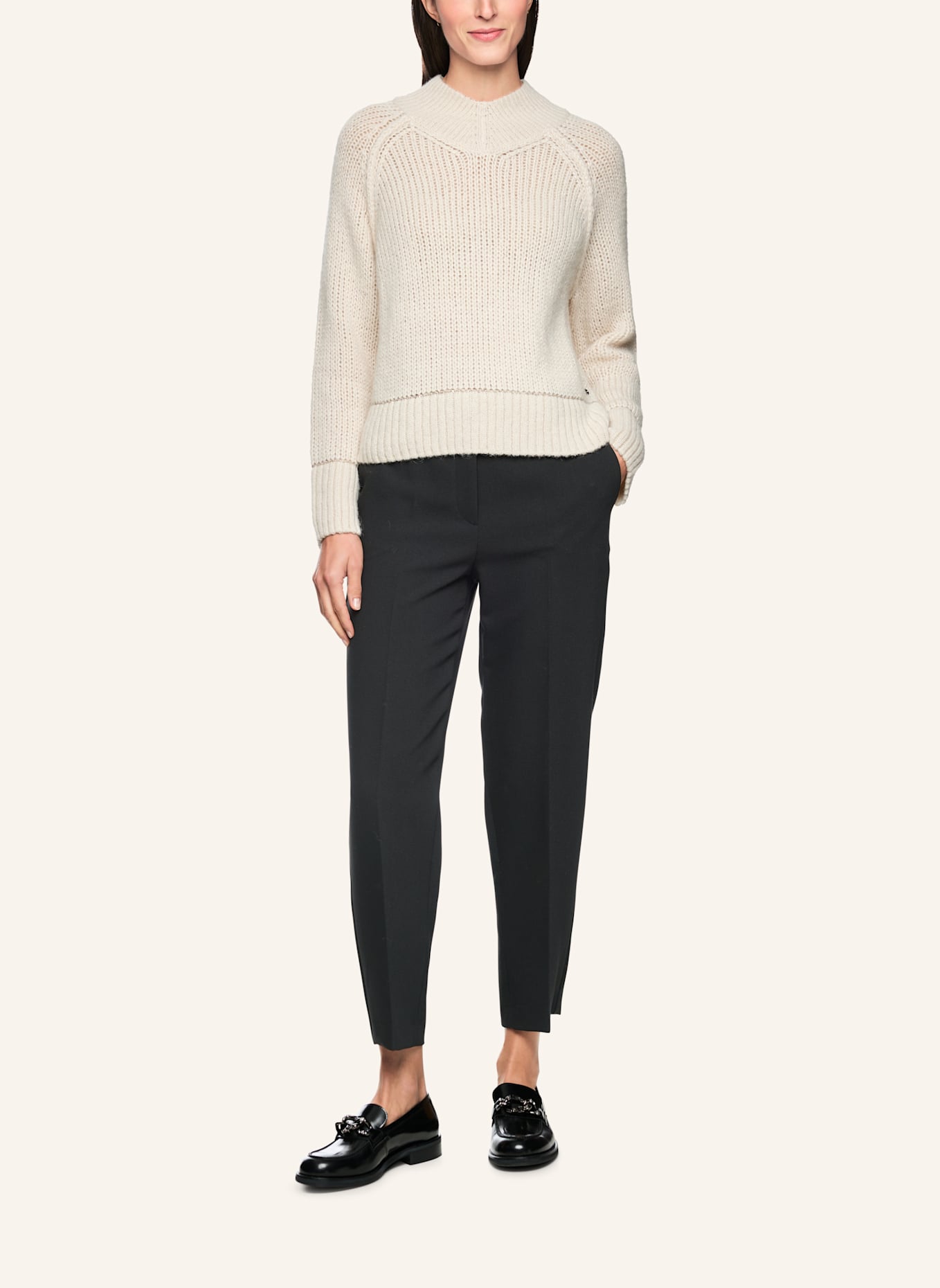 MARC CAIN 7/8-Hose FORDON: SCHWARZ