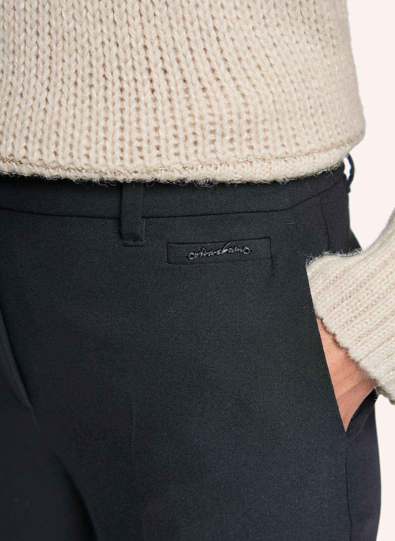 MARC CAIN 7/8-Hose FORDON: SCHWARZ