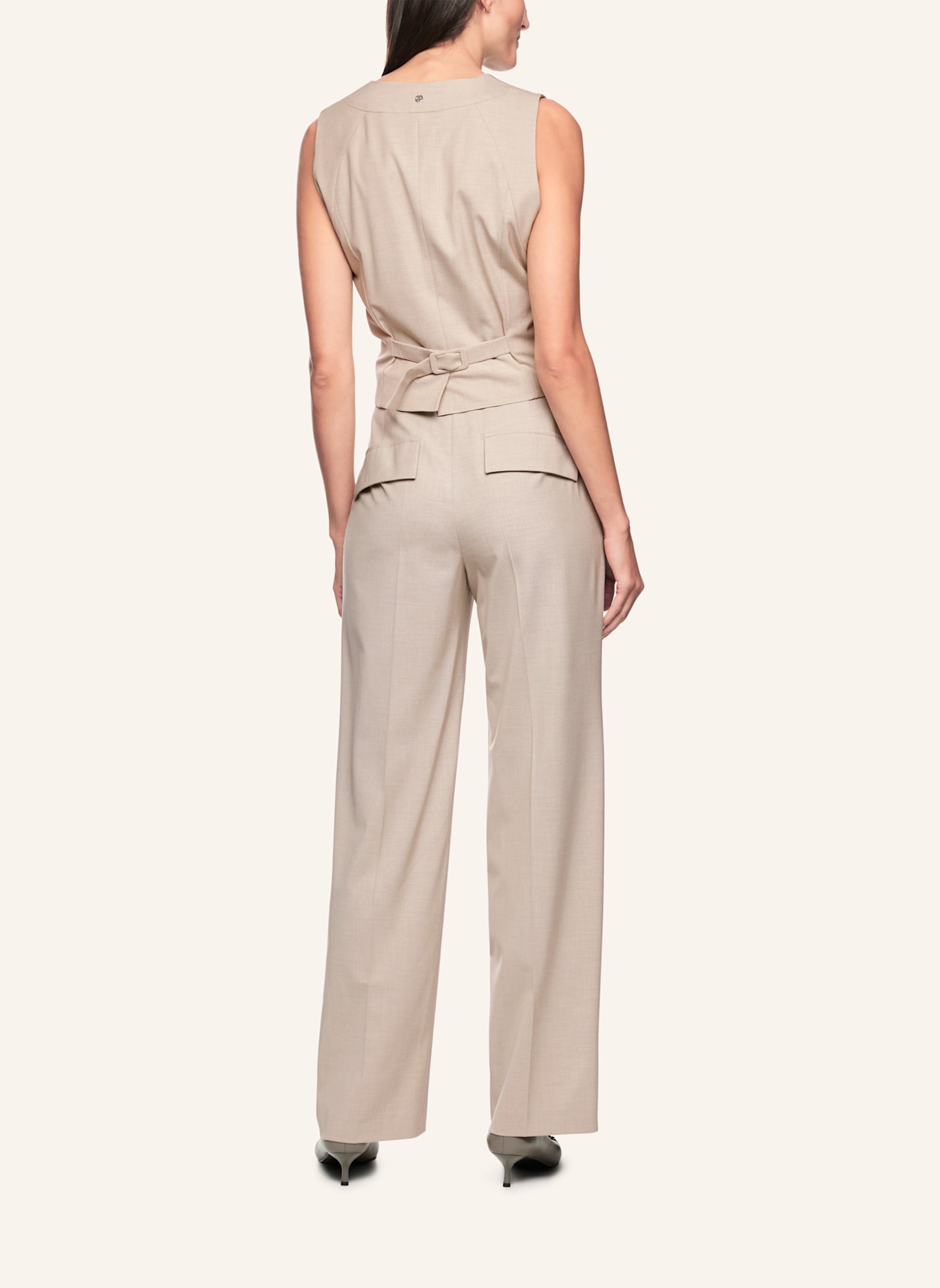 MARC CAIN Blazerweste: CREME