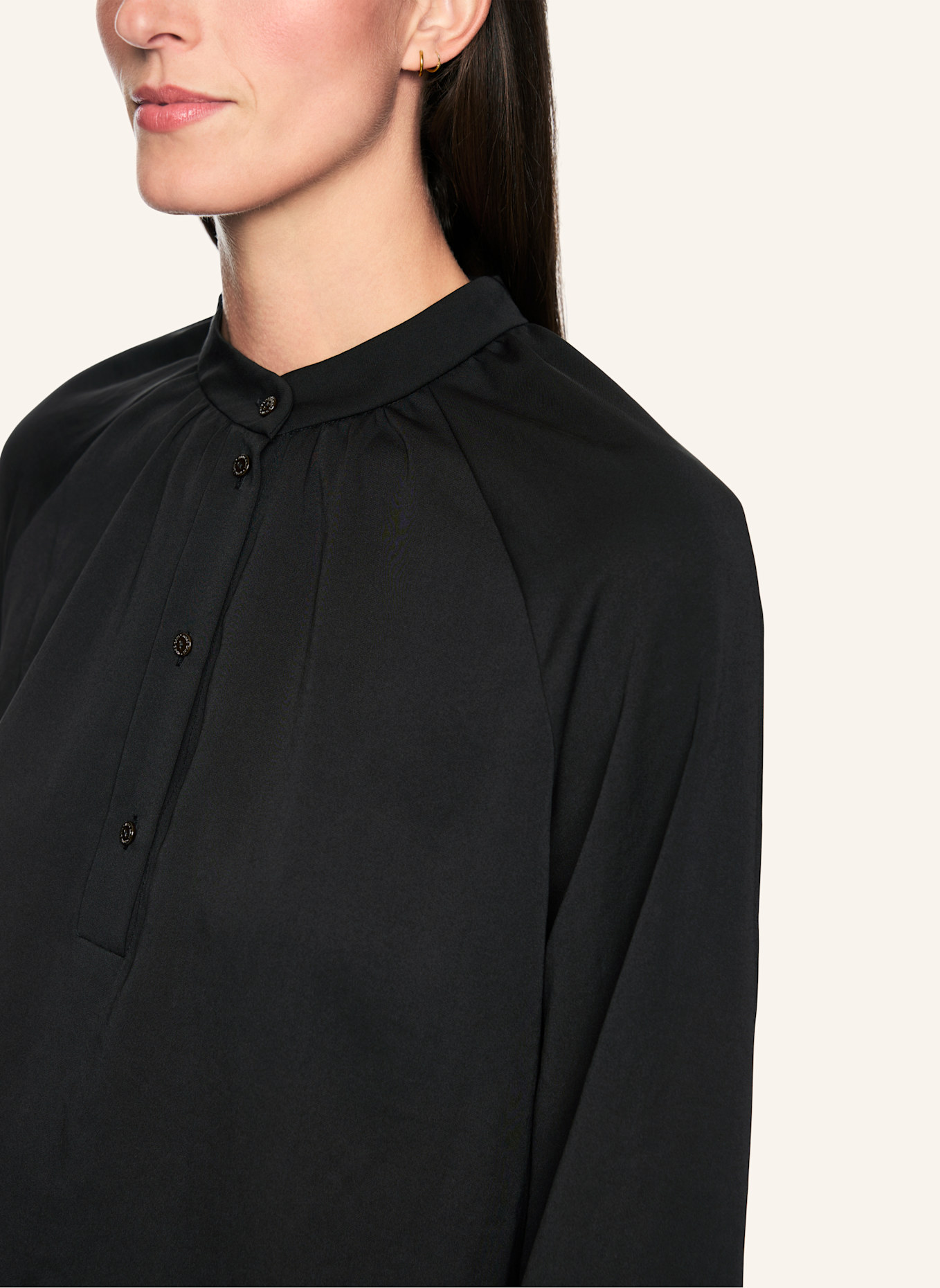 MARC CAIN Blusenshirt: SCHWARZ