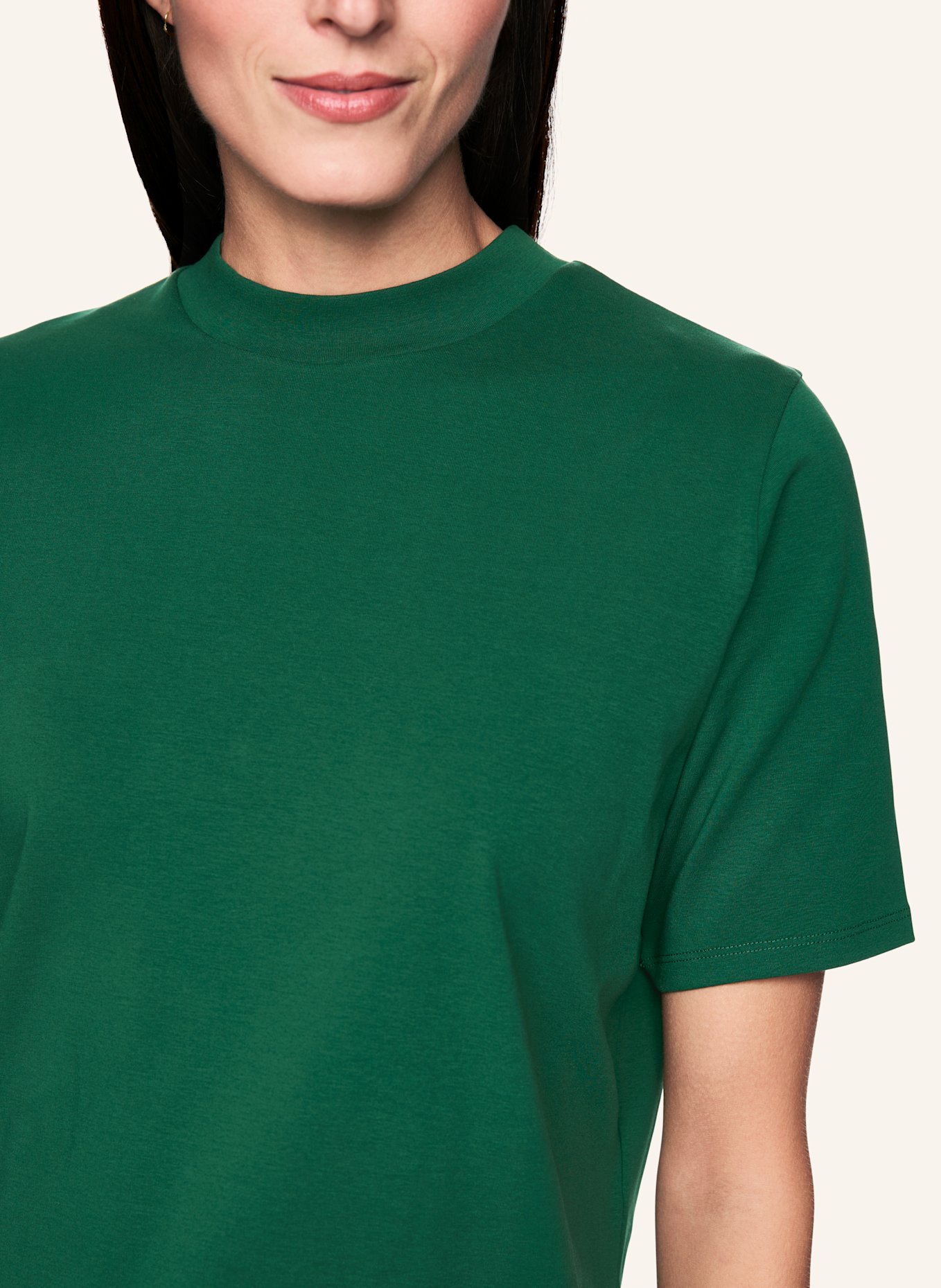 MARC CAIN T-Shirt: DUNKELGRÜN