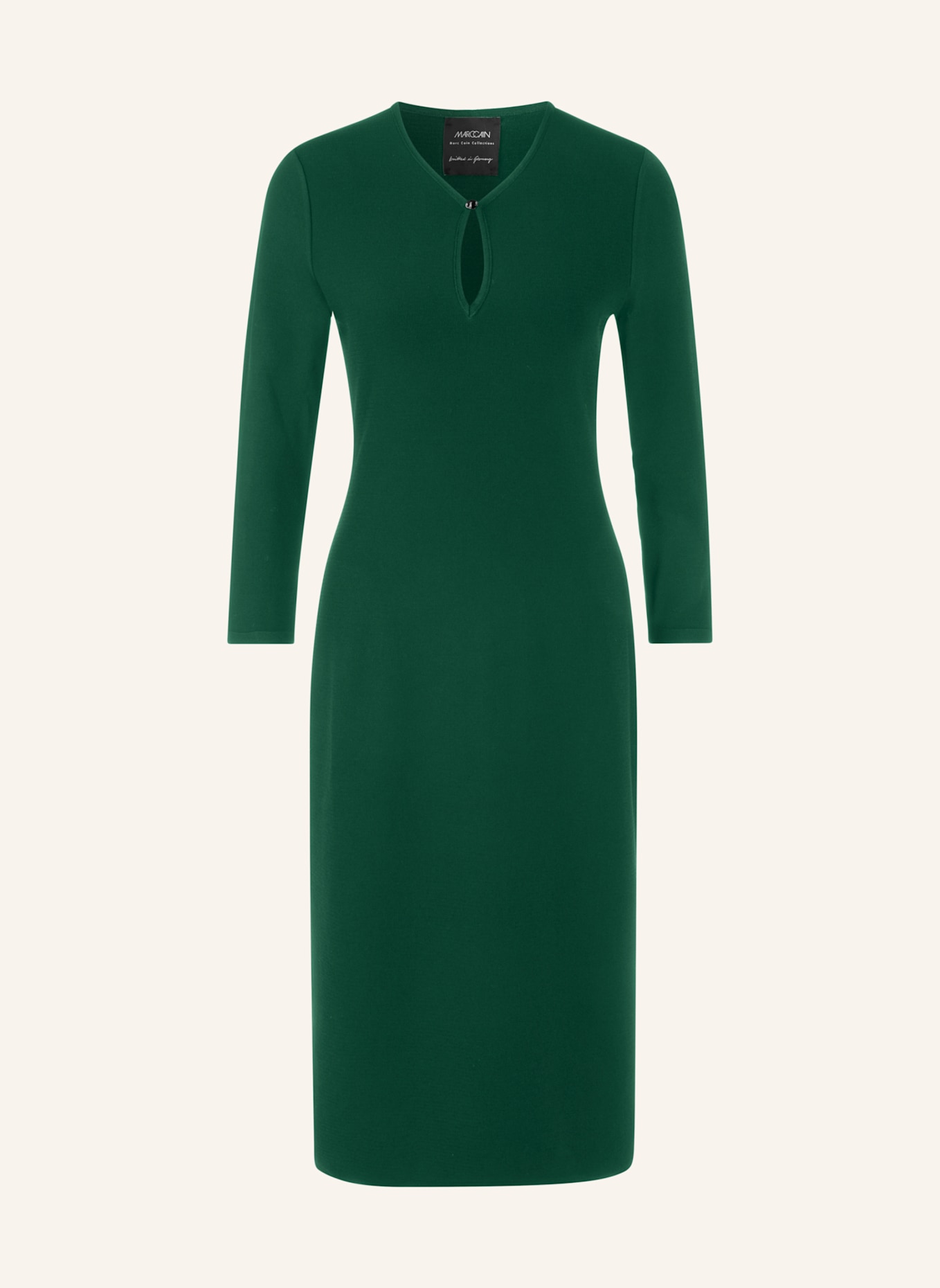 MARC CAIN Kleid: DUNKELGRÜN