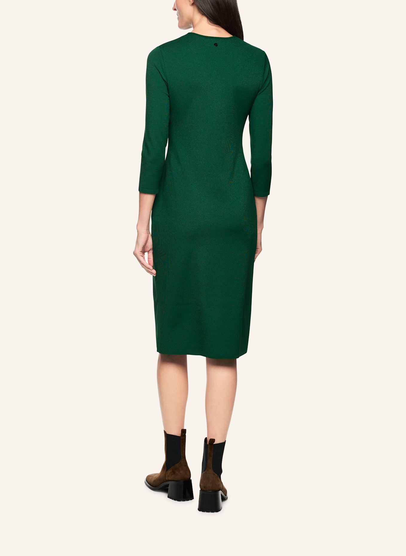 MARC CAIN Kleid: DUNKELGRÜN