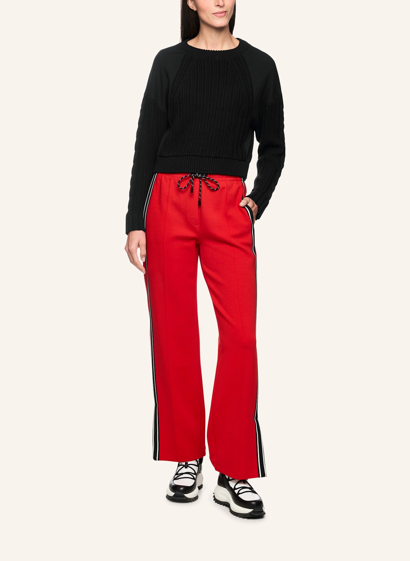 MARC CAIN Pullover: SCHWARZ