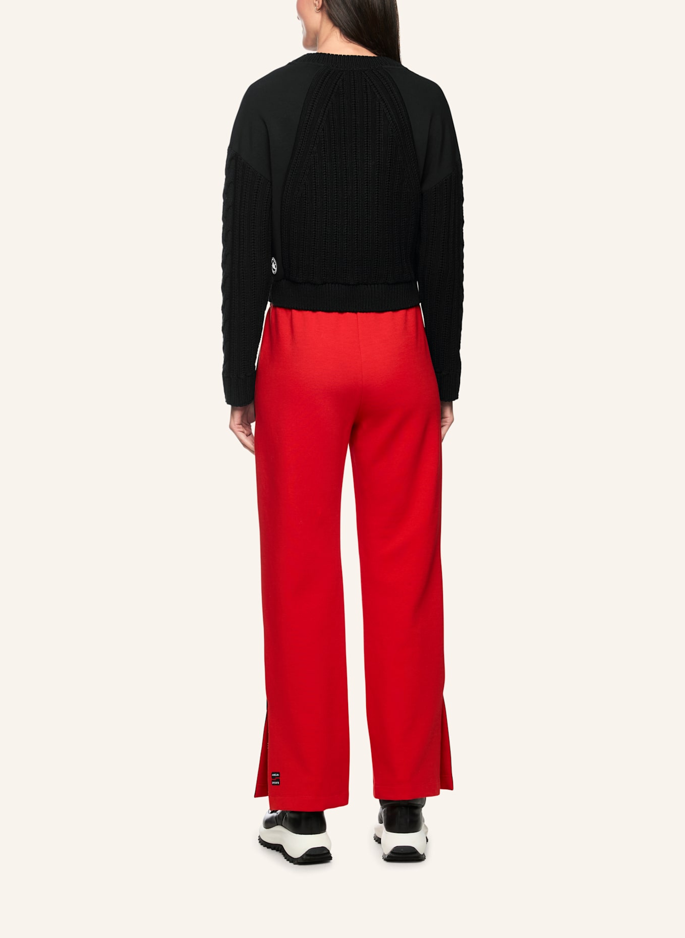 MARC CAIN Pullover: SCHWARZ