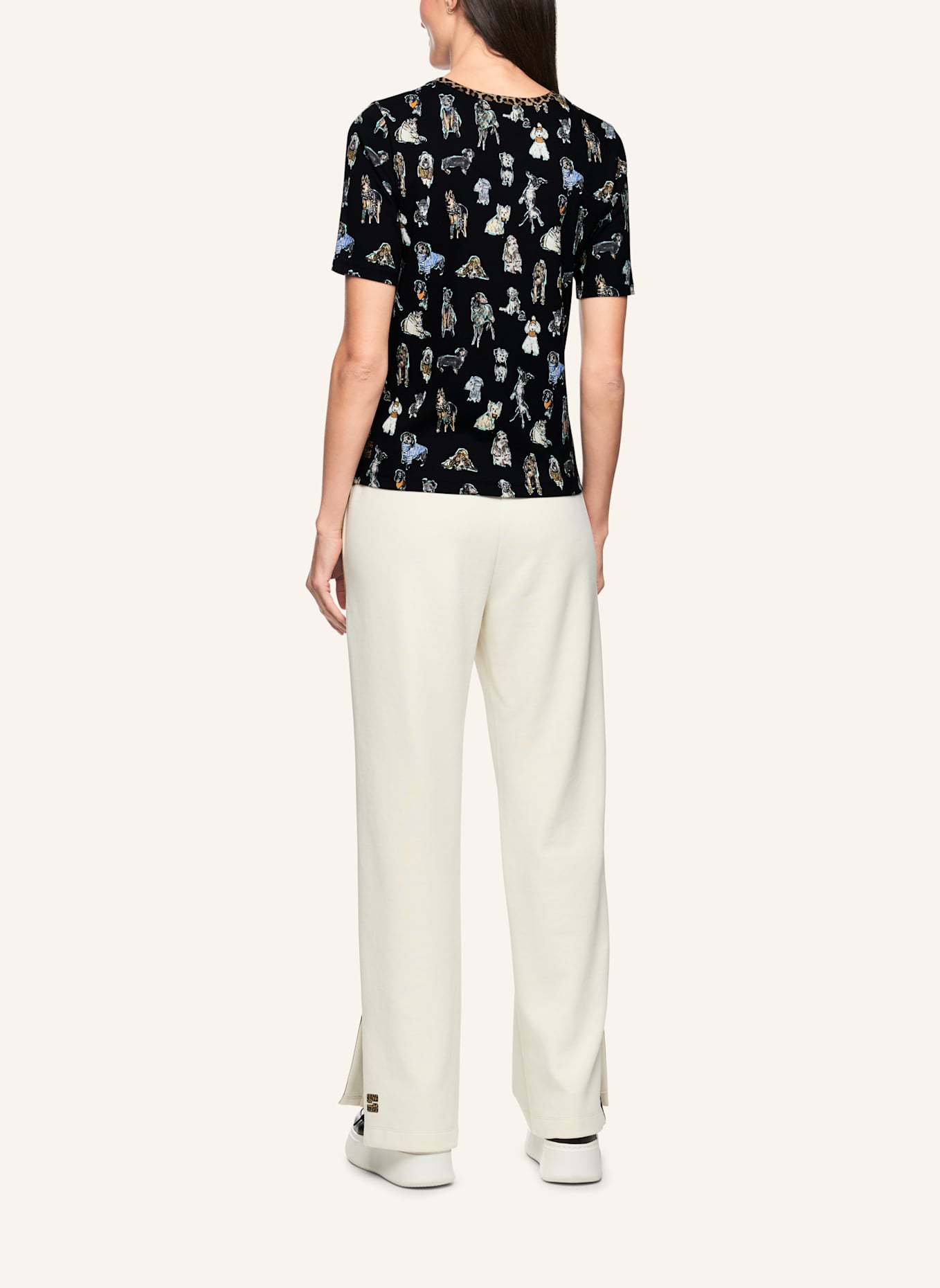 MARC CAIN T-Shirt: SCHWARZ