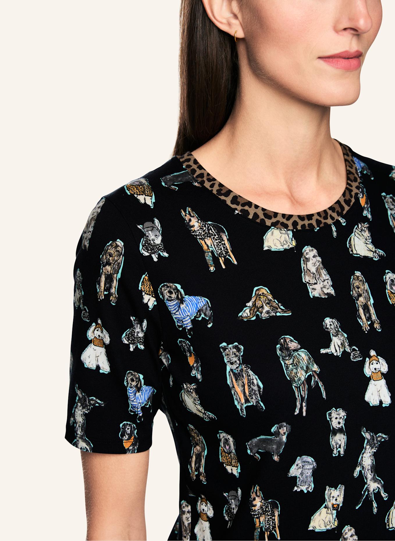 MARC CAIN T-Shirt: SCHWARZ