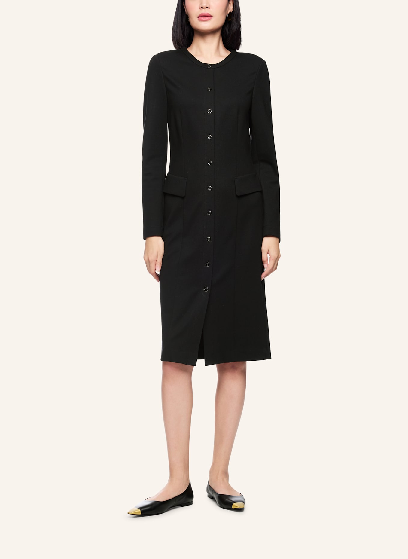 MARC CAIN Kleid: SCHWARZ