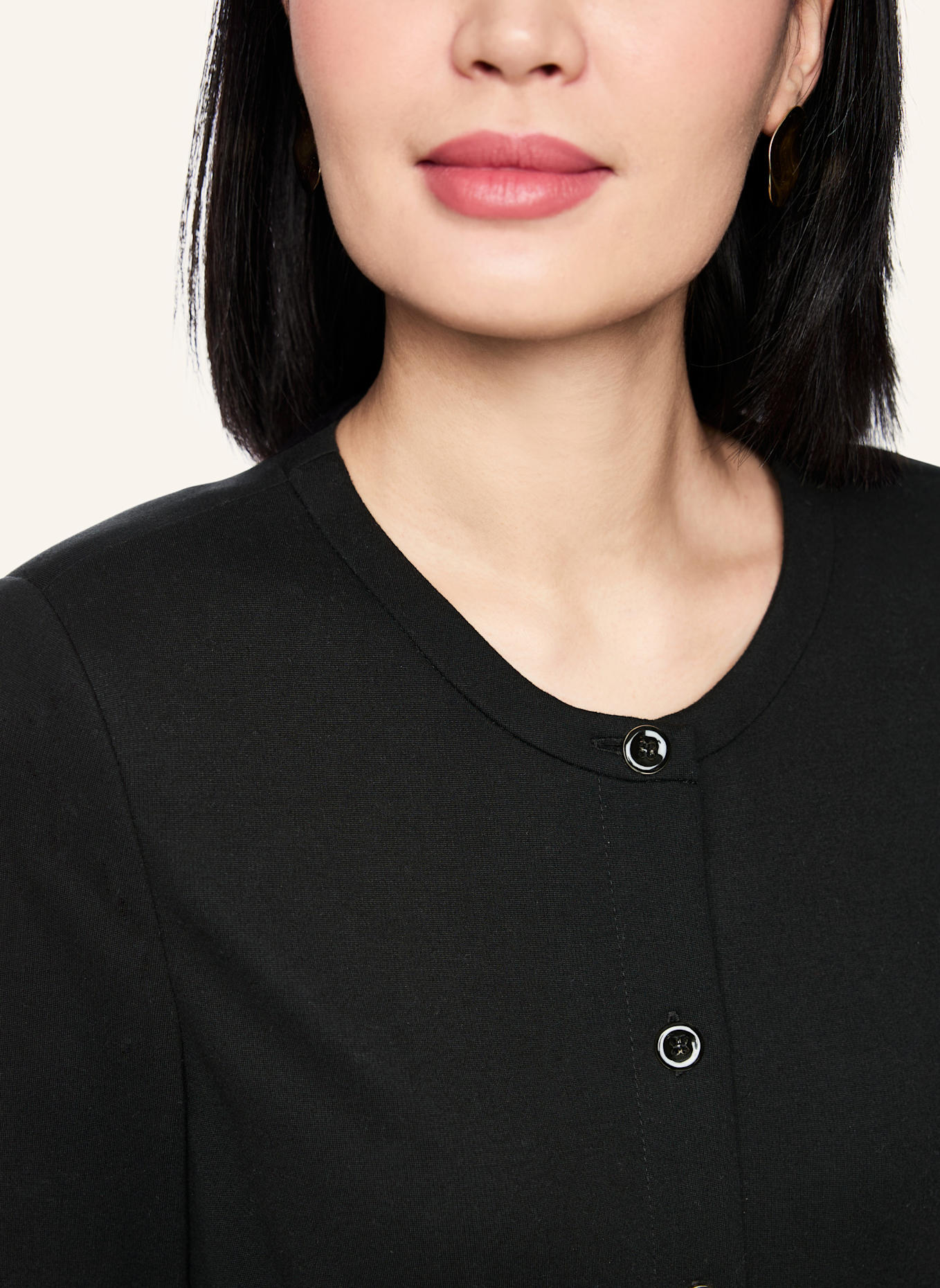 MARC CAIN Kleid: SCHWARZ