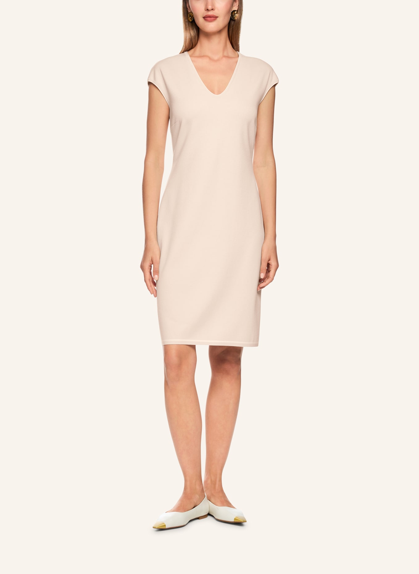 MARC CAIN Kleid: BEIGE
