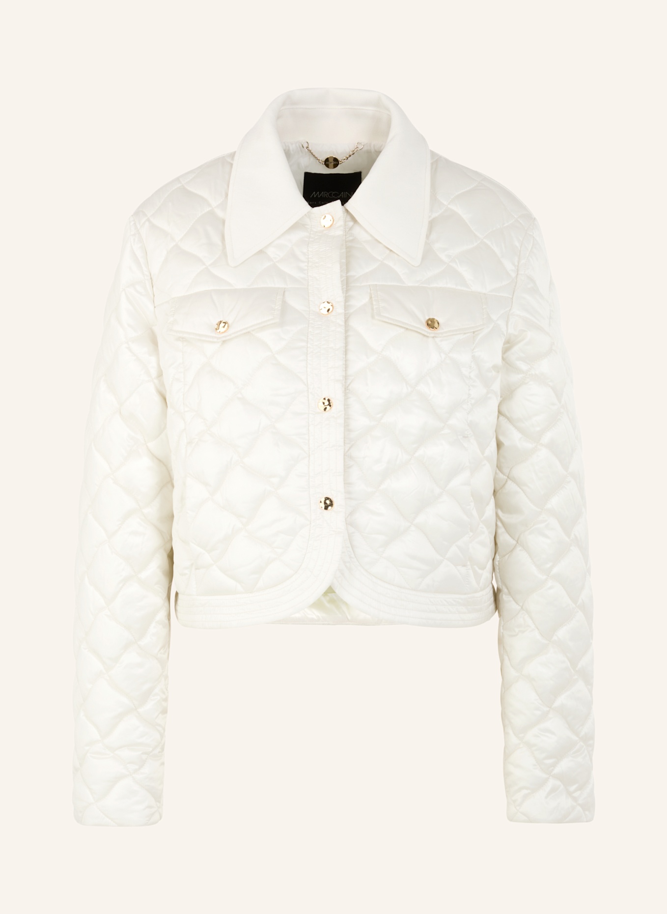 MARC CAIN Outdoor-Jacke: WEISS/ CREME