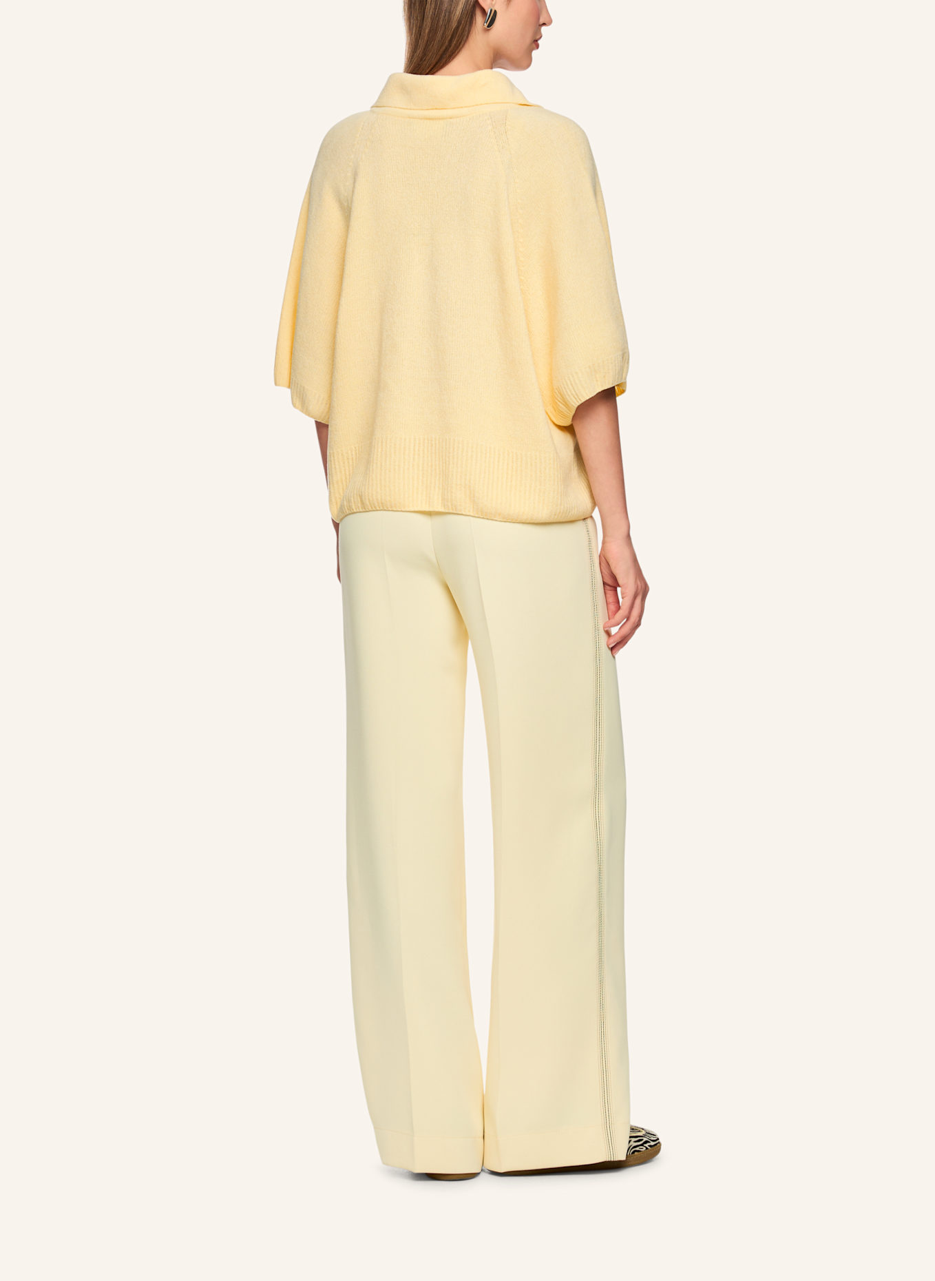 MARC CAIN Poloshirt: CREME