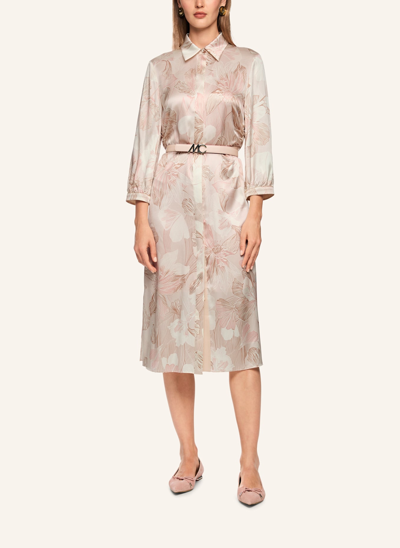 MARC CAIN Kleid: BEIGE
