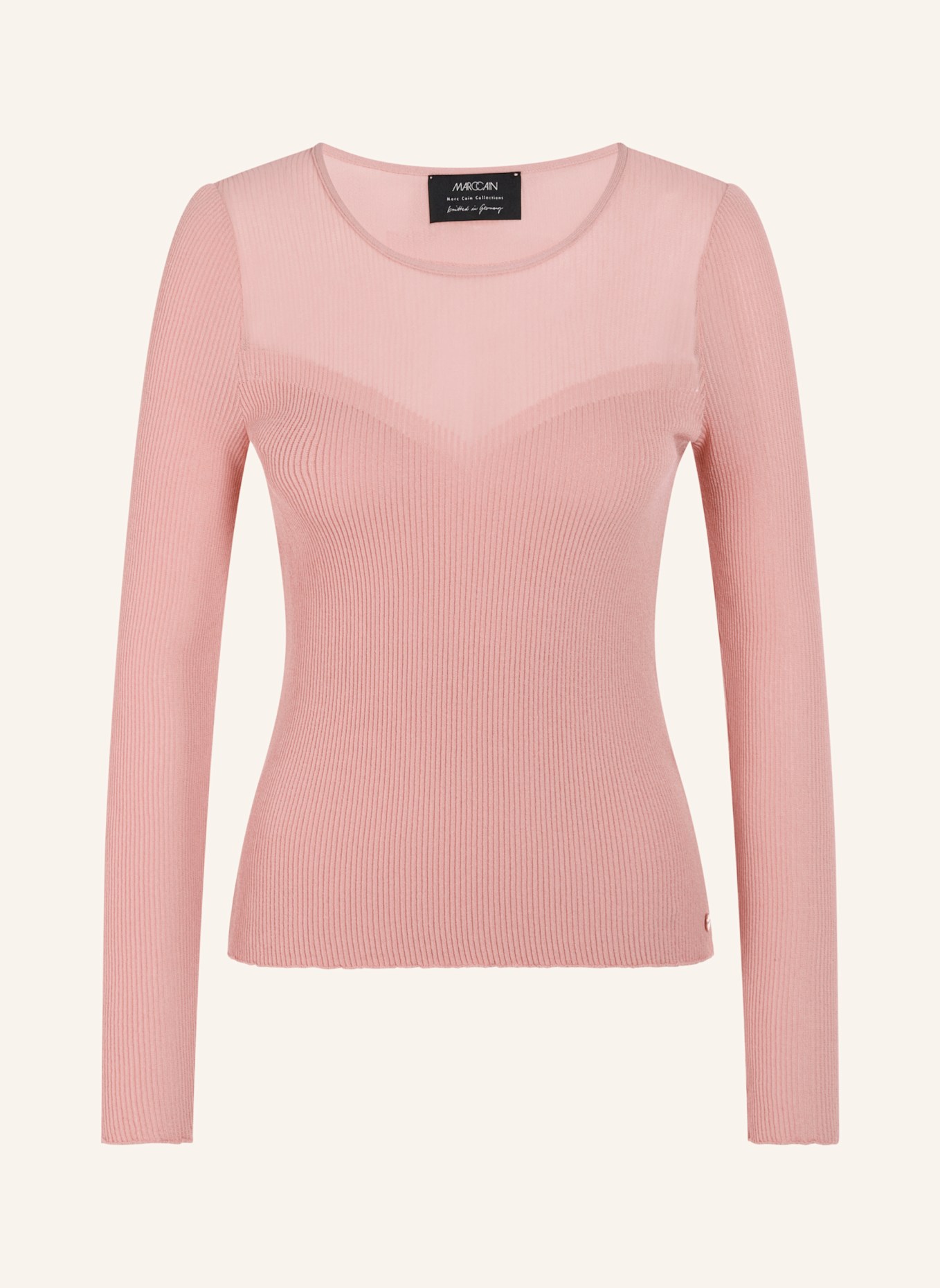 MARC CAIN Pullover: BEIGE