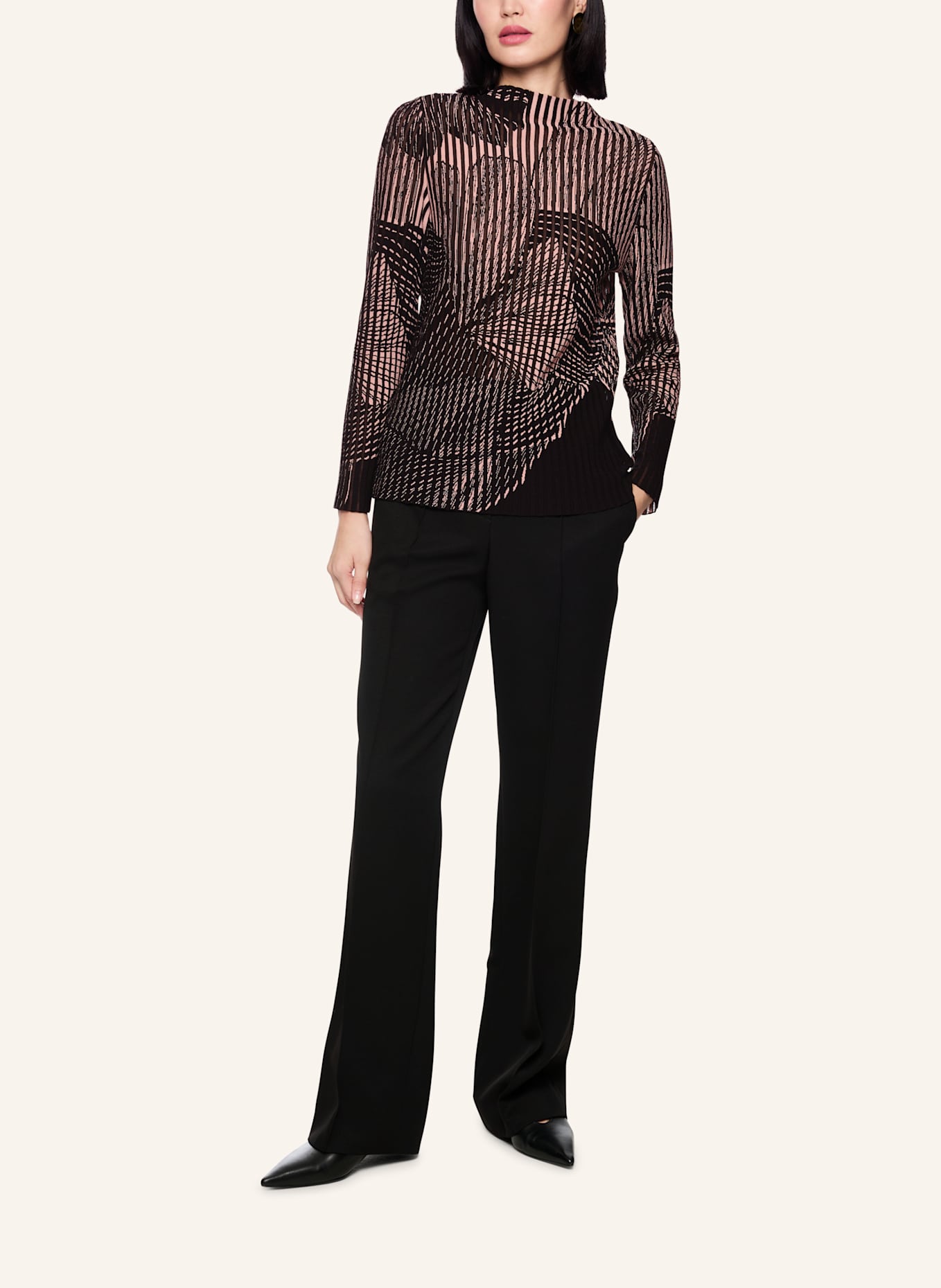 MARC CAIN Pullover: BEIGE