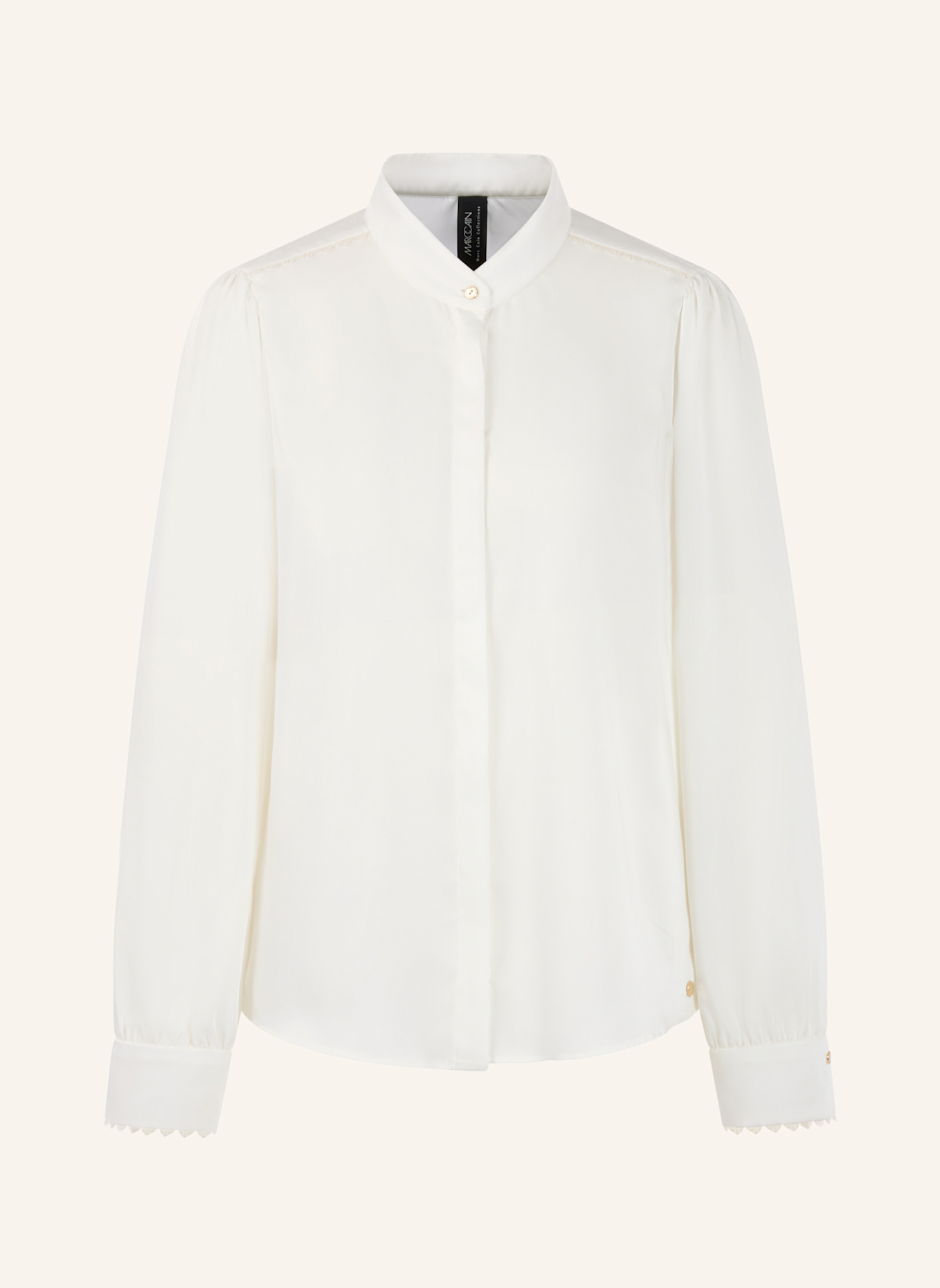 MARC CAIN Bluse: WEISS/ CREME