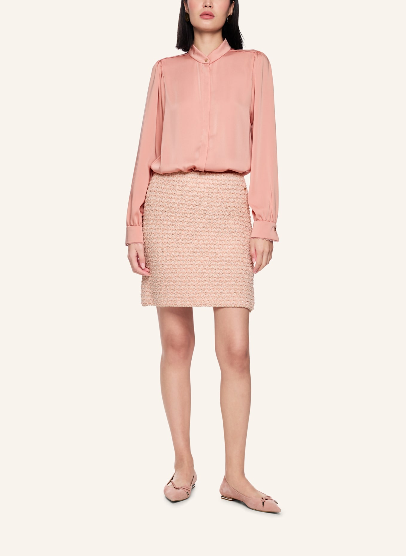 MARC CAIN Bluse: BEIGE