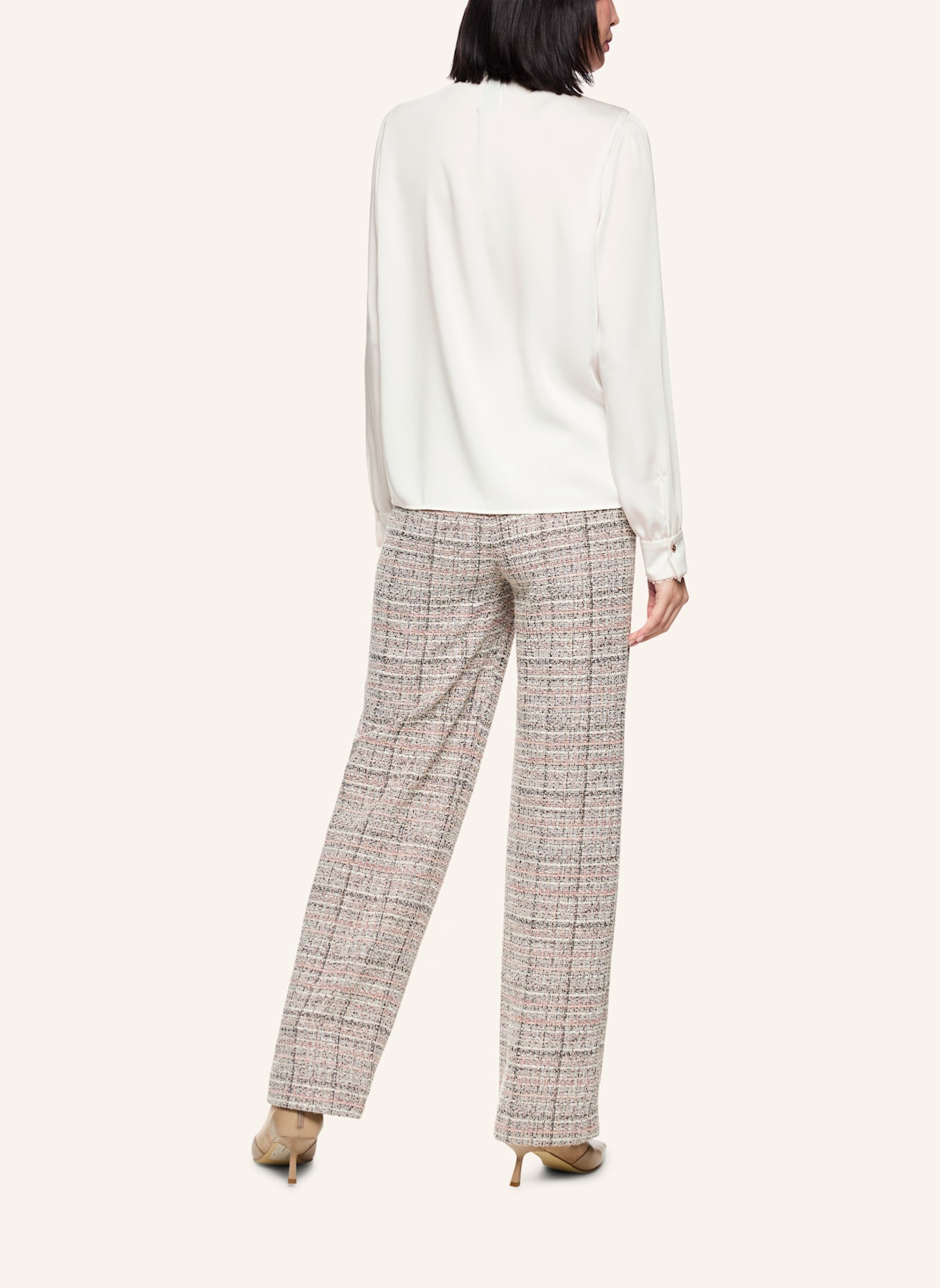 MARC CAIN Bluse: WEISS/ CREME