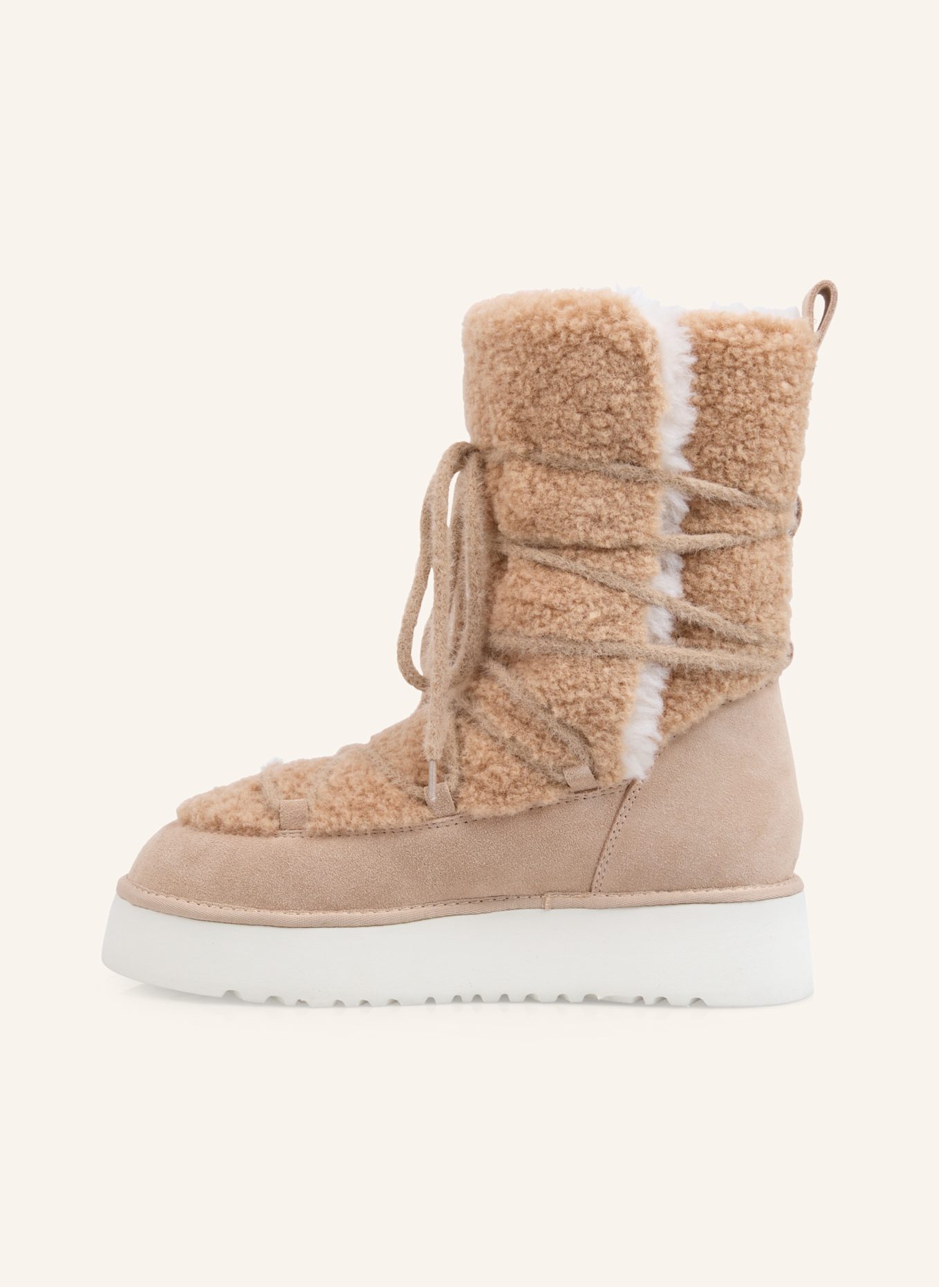 MARC CAIN Stiefelette: CAMEL/ BRAUN