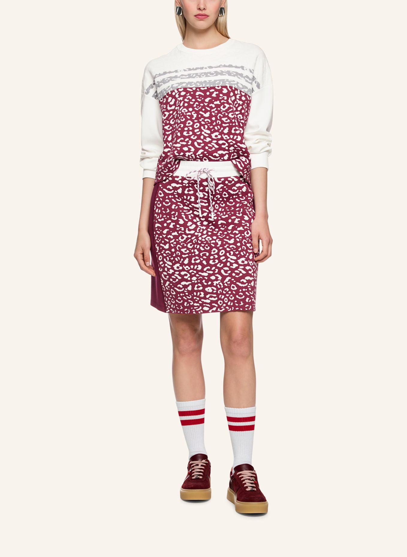 MARC CAIN Pullover: ROT