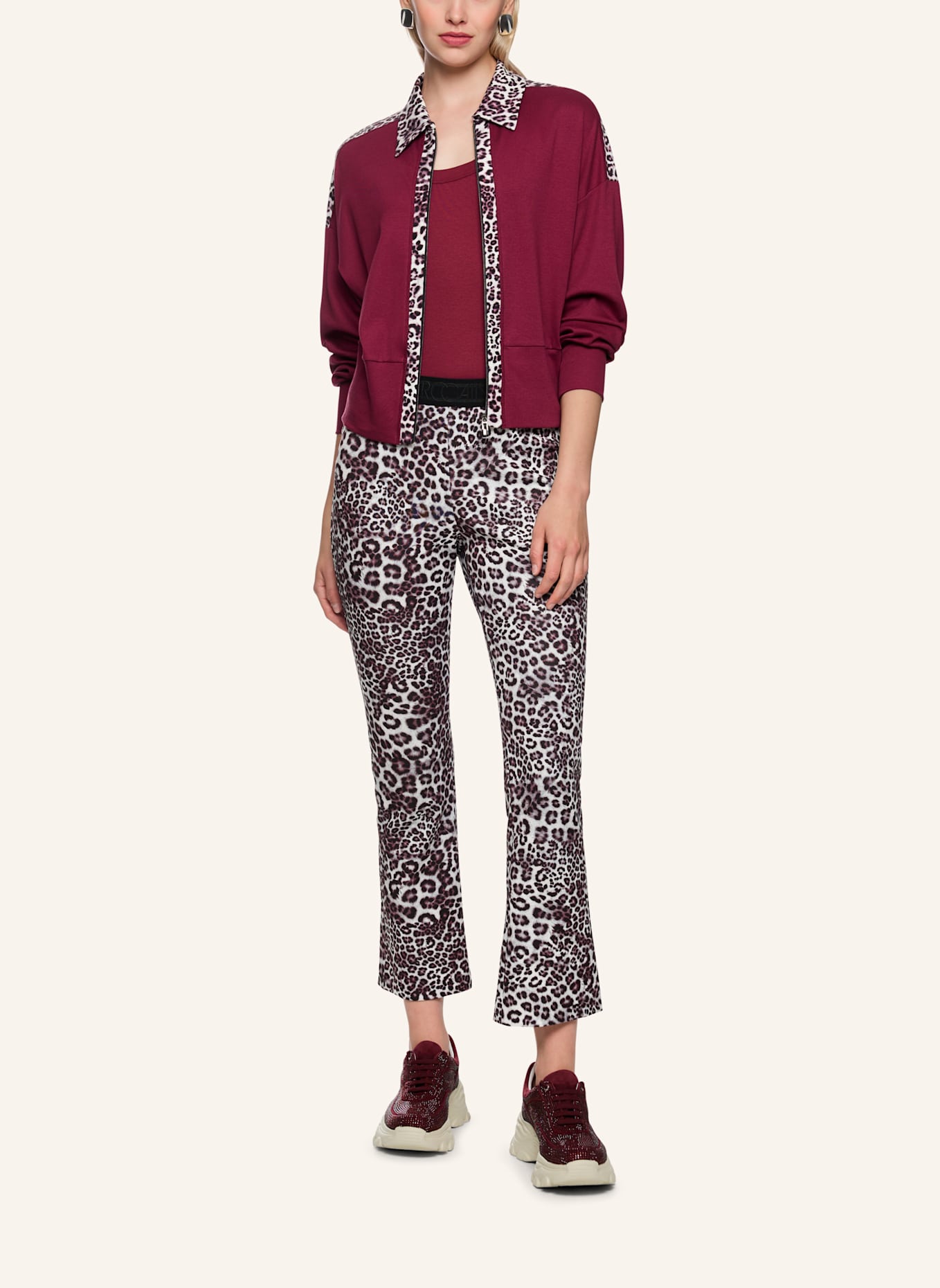 MARC CAIN Sweatjacke: ROT